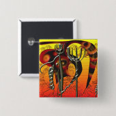 Schwanz und Tridents Button (Vorne & Hinten)