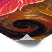 Schwanz von Mossy Gold ART PRINT Großaugenspieleri Poster (Ecke)