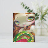 "Schwanz von Mossy Gold" Postkarte (Stehend Vorderseite)