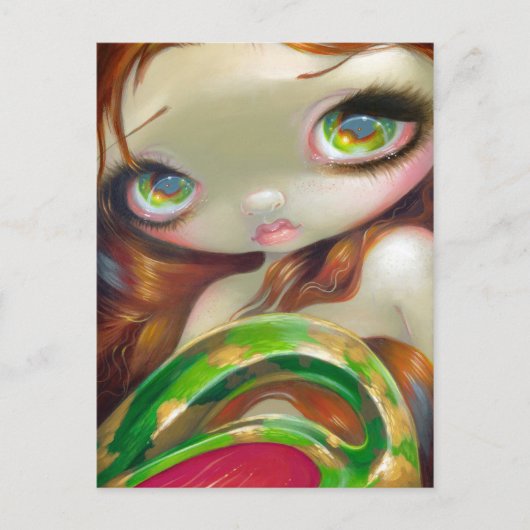 "Schwanz von Mossy Gold" Postkarte (Vorderseite)