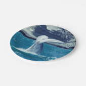 Schwanz von Whale - Argentinien Pappteller (Schrägansicht)