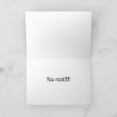 *SCHWANZ WAGGING EVENT* UND ***YOU ROCK*** KARTE (Innenseite)