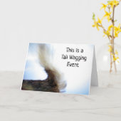 *SCHWANZ WAGGING EVENT* UND ***YOU ROCK*** KARTE (Gelbe Blume)