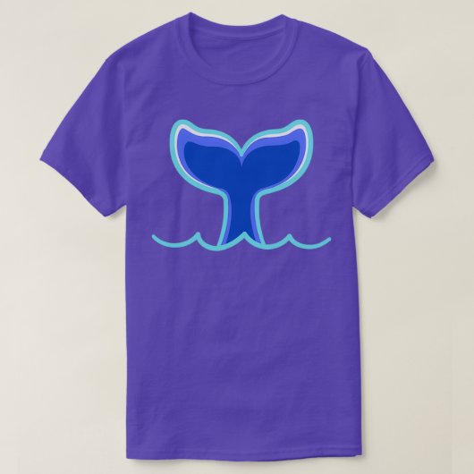 Schwanz Whale T-Shirt (Design vorne)