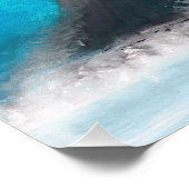 Schwanz Whale Wasserfarbe Fotodruck (Ecke)