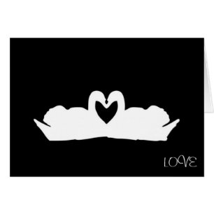 Schwänze aus Schwarz und Weiß-Liebe