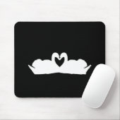 Schwänze aus Schwarz und Weiß-Liebe Mousepad (Mit Mouse)