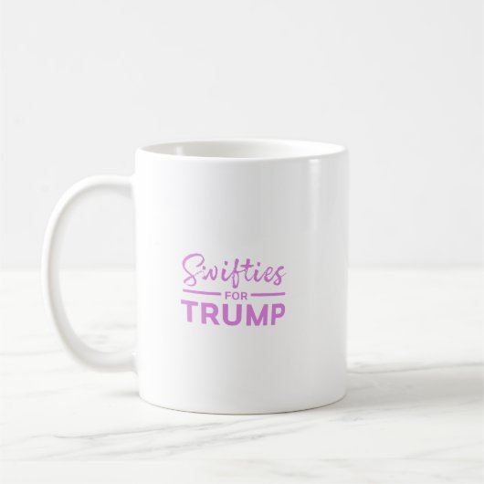 Schwänze für Trump-T - Shirt Kaffeetasse (Links)