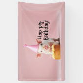 Schwänze Geburtstag! Banner (Vertikal)