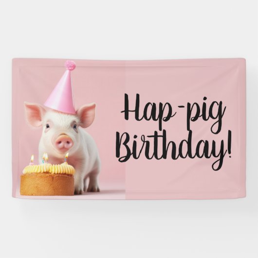 Schwänze Geburtstag! Banner (Horizontal)