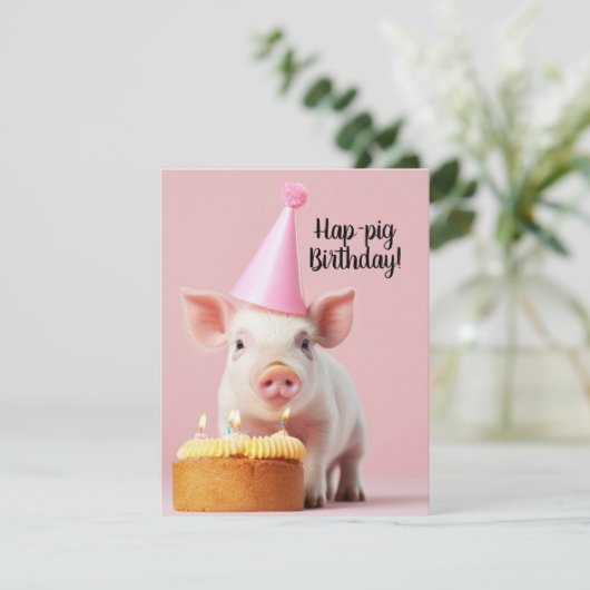 Schwänze Geburtstag! Einladung (Stehend Vorderseite)