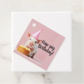 Schwänze Geburtstag! Geschenkanhänger (Beispiel)