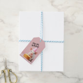 Schwänze Geburtstag! Geschenkanhänger (Mit Garn)