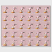 Schwänze Geburtstag! Geschenkpapier (Flach)