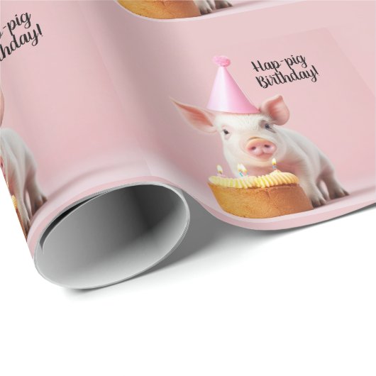 Schwänze Geburtstag! Geschenkpapier (Rolleneckpunkt)