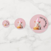 Schwänze Geburtstag! Konfetti (Vorderseiten)