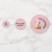 Schwänze Geburtstag! Konfetti (Rückseiten)