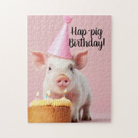 Schwänze Geburtstag! Puzzle (Vertikal)