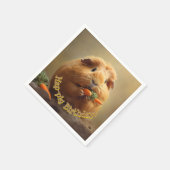 Schwänze Geburtstag! Serviette (Ecke)