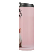 Schwänze Geburtstag! Thermosbecher (Nach rechts gedreht)