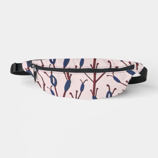 Schwänze gegen ein rosa Feld Bauchtasche (Vorderseite)