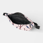 Schwänze gegen ein rosa Feld Bauchtasche (Offen)