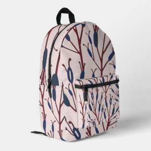 Schwänze gegen ein rosa Feld Bedruckter Rucksack