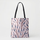 Schwänze gegen ein rosa Feld Tasche (Vorderseite)