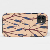 Schwänze gegen Pfirsichhintergrund Case-Mate iPhone Hülle (Rückseite (Horizontal))