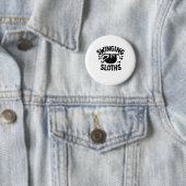 Schwänze hängen in der Aufkleber Button (Beispiel)