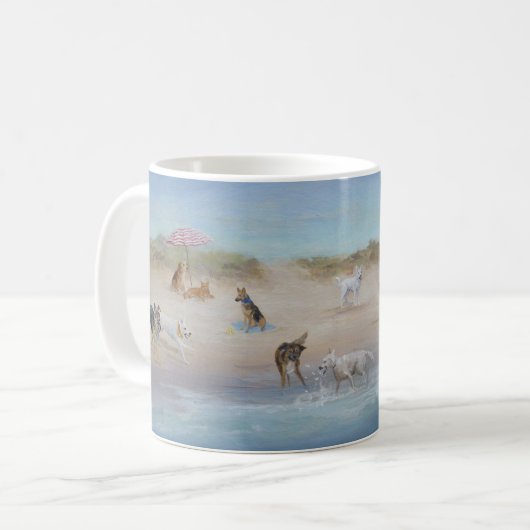 Schwänze Kaffeetasse (Vorderseite Links)