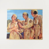 Schwänze Wandteppich (Vorderseite (Horizontal))