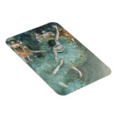Schwänzender (Tänzer auf Grün) Edgar Degas Magnet (Rechte Seite)