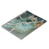 Schwänzender (Tänzer auf Grün) Edgar Degas Notizblock (Linke Seite)