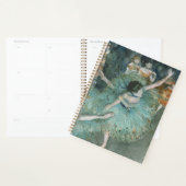 Schwänzender (Tänzer auf Grün) Edgar Degas Planer (Anzeige)