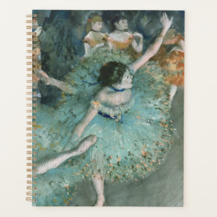 Schwänzender (Tänzer auf Grün) Edgar Degas Planer