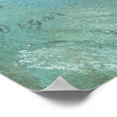 Schwänzender (Tänzer auf Grün) Edgar Degas Poster (Ecke)