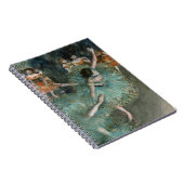 Schwänzender Tänzer, Tänzer in Grün | Edgar Degas Notizblock (Rechte Seite)
