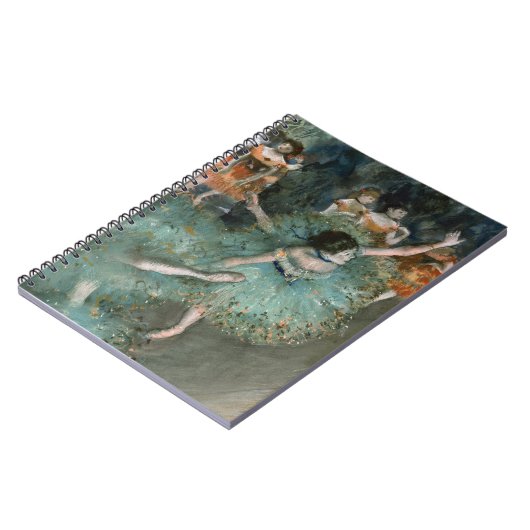 Schwänzender Tänzer, Tänzer in Grün | Edgar Degas Notizblock (Linke Seite)