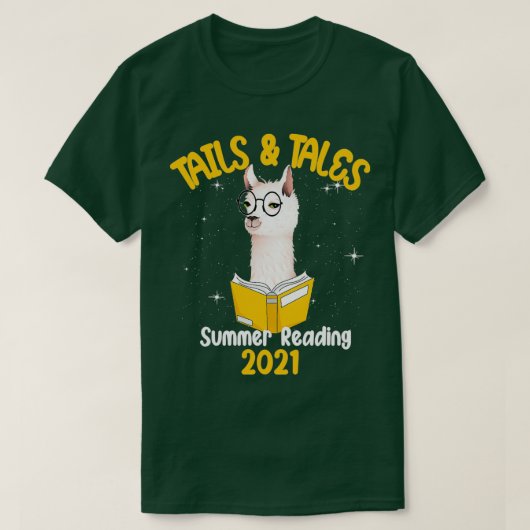 Schwanzes Tales Summer Reading 2021 Llama 1 T-Shirt (Design vorne)