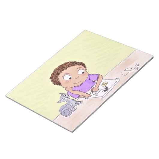 Schwanzes&Tots Notizblock (angewinkelt)