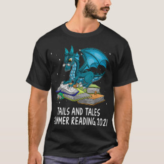 Schwanzes und Tales Summer Reading 2021 Librarian T-Shirt