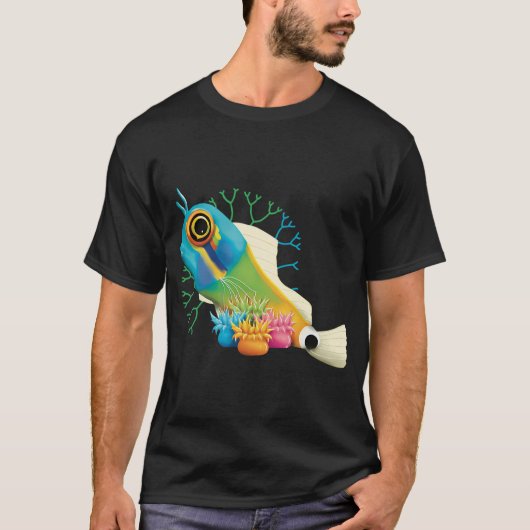 Schwanzfleck-Schleimfisch T-Shirt (Vorderseite)