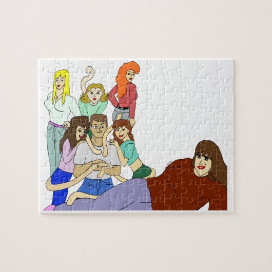 Schwanzharem puzzle (Horizontal)