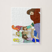 Schwanzharem puzzle (Vertikal)