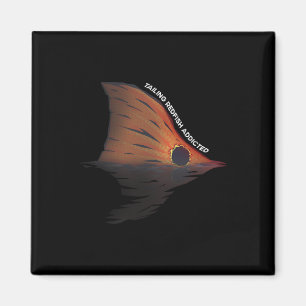 Schwanzroter Fischwitz Rotfischen Roter Trommlerfi Magnet