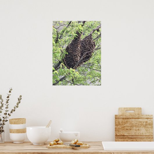 Schwarm der Bienen Poster (Küche)