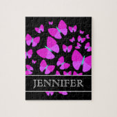 Schwarm der künstlerischen Schmetterlinge + Puzzle (Vertikal)