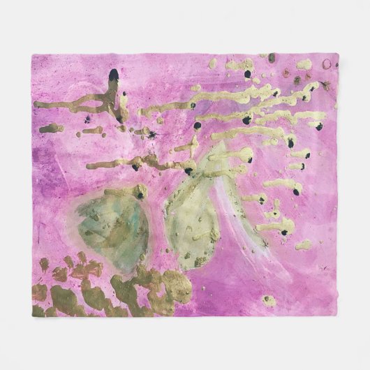 Schwarm | Einzigartige Geschenkidee Fleecedecke (Vorderseite (Horizontal))