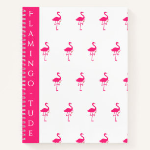Schwarm fantastischer Flamingos Notizblock